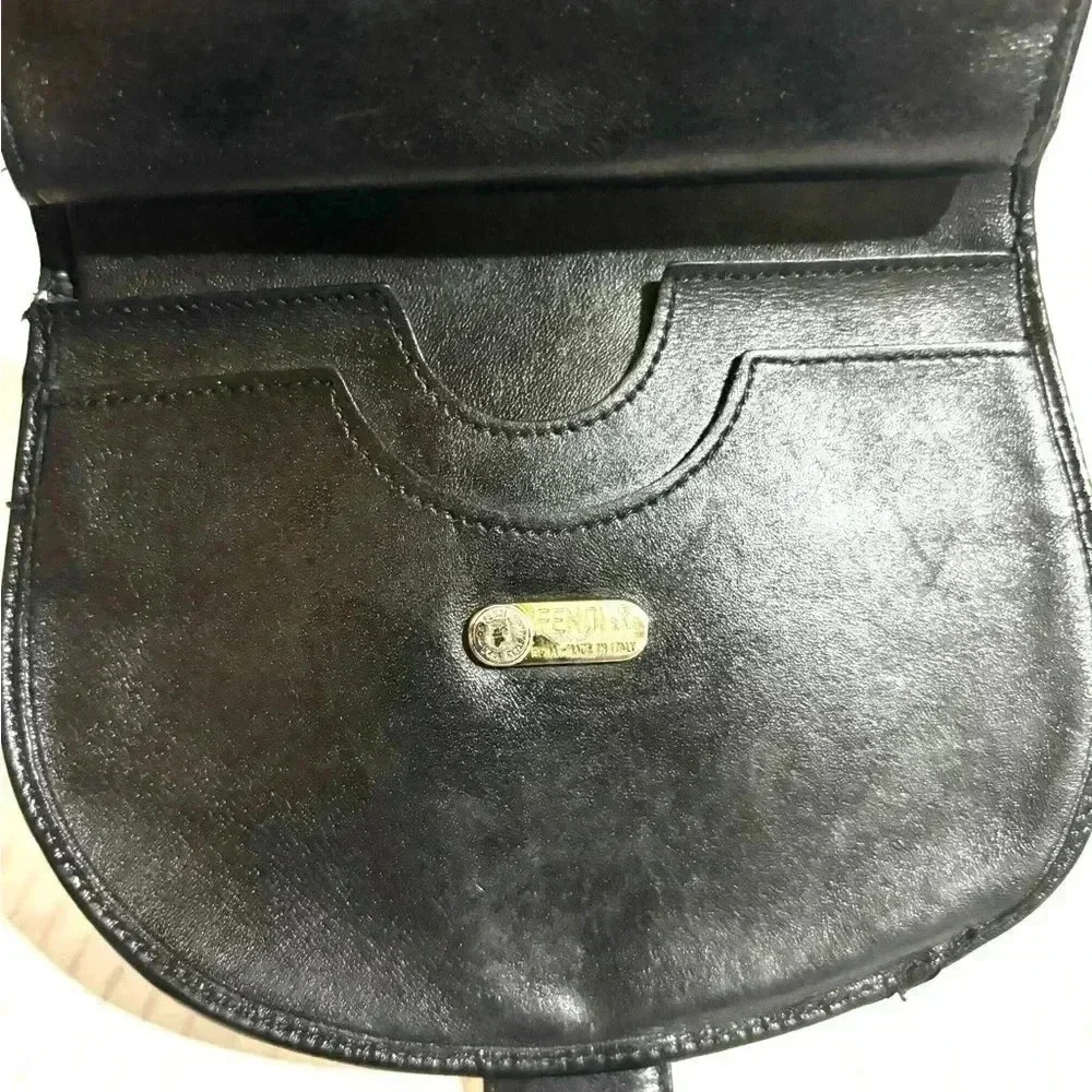 Fendi men’s black leather wallet